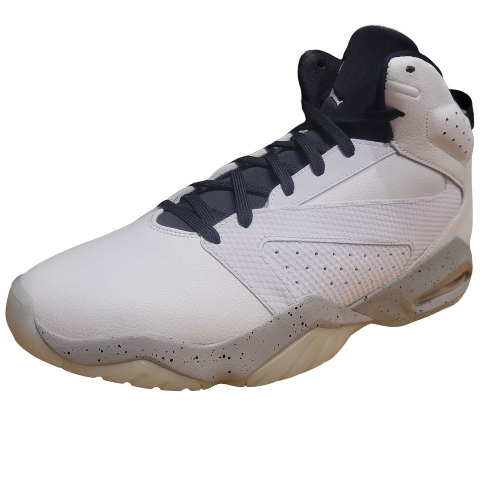 Jordan Men's Lift Off AR4430-101 White Black-Wolf Grey Basketball Shoes Men's - Picture 4 of 8